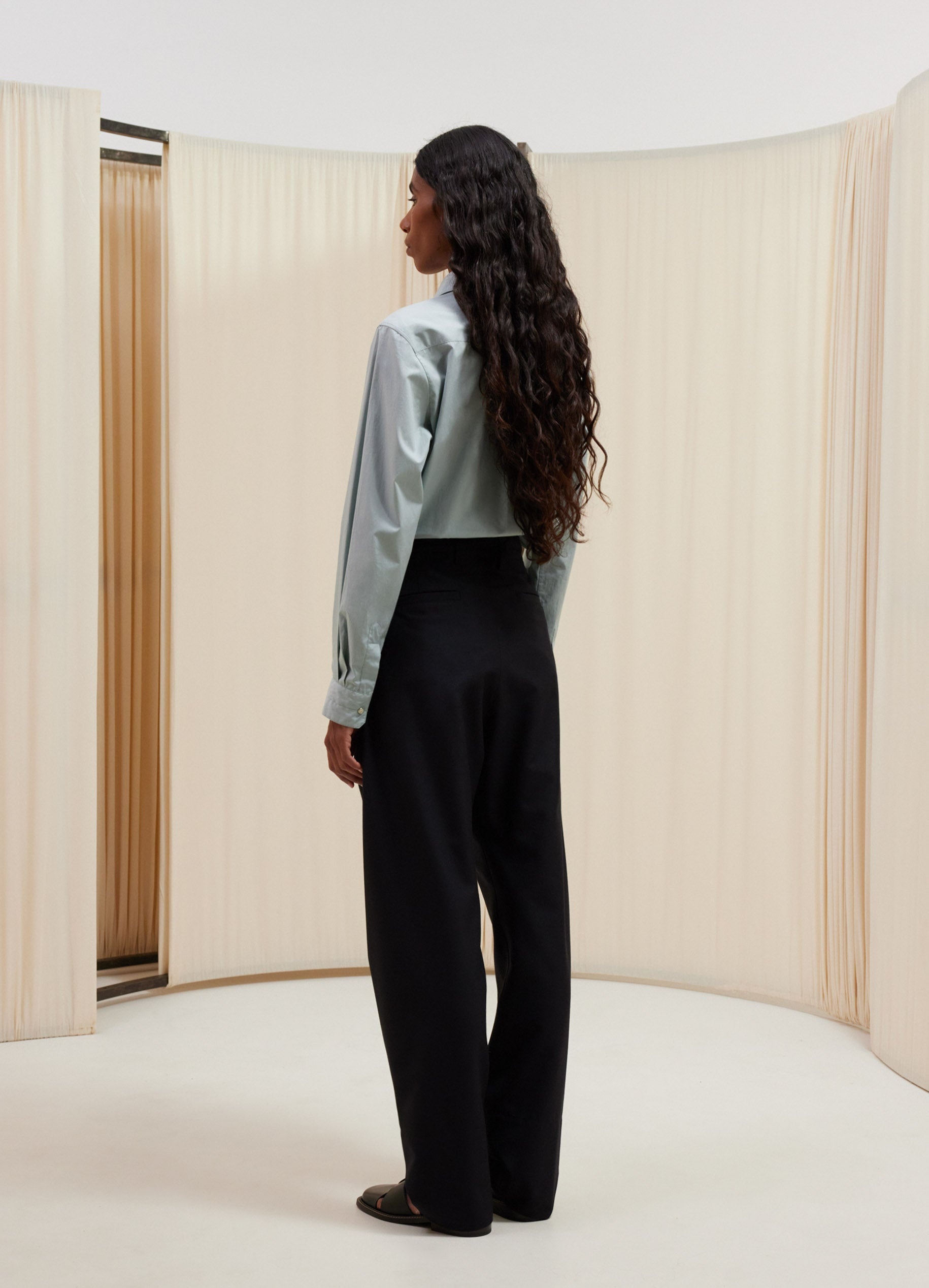 PLEATED TAILORED PANTS - 3