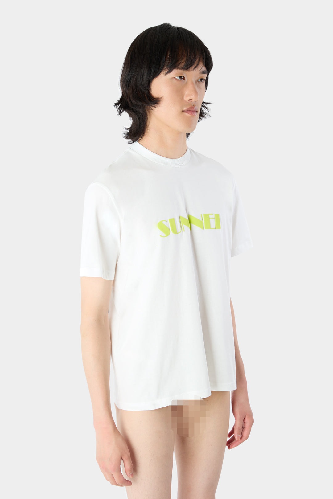 BIG LOGO SPRAYED T-SHIRT / dust - 5
