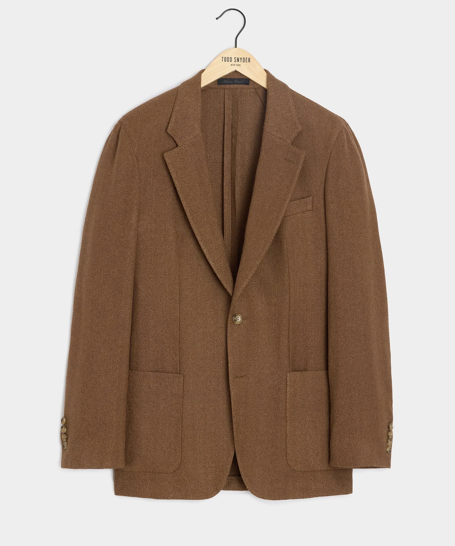 Italian Herringbone Sport Coat - 1