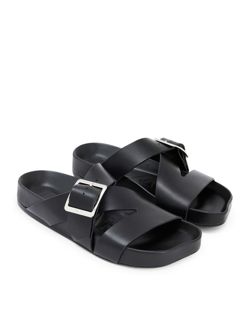 Loewe X Paula`S Ibiza Men Slide Ease Buckle In Vegetable Tanned Calfskin - 2