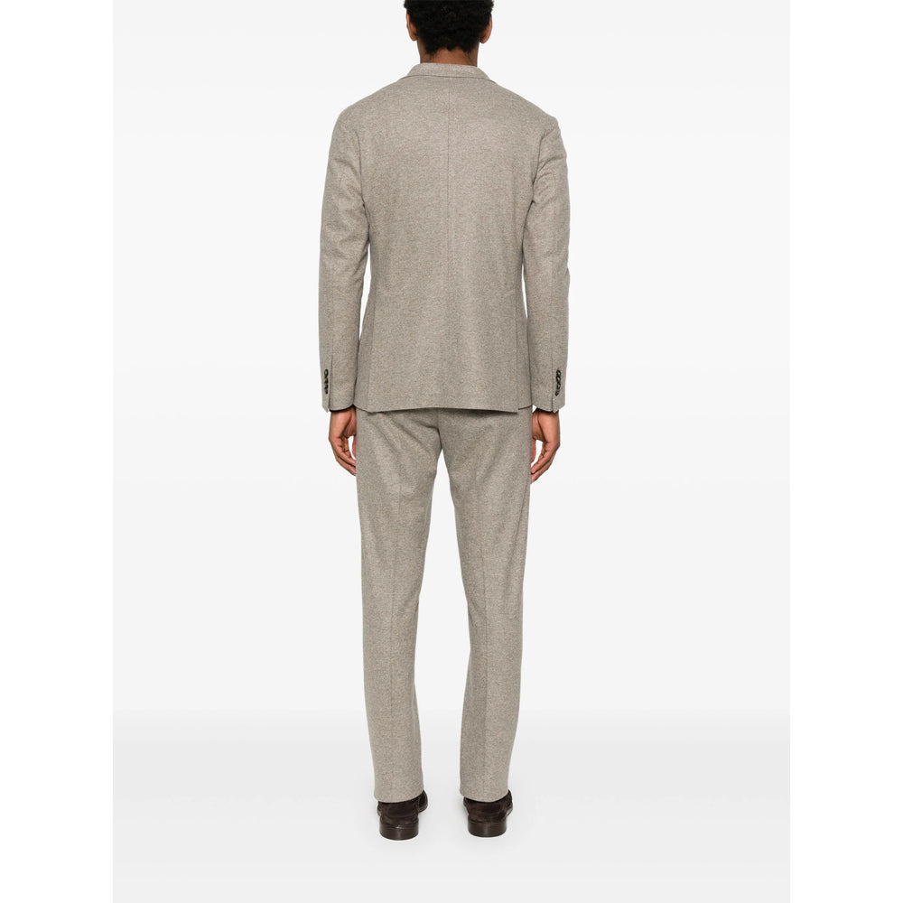 TAGLIATORE - Tagliatore Neutrals Suits - Single Breasted Suits Men - 4