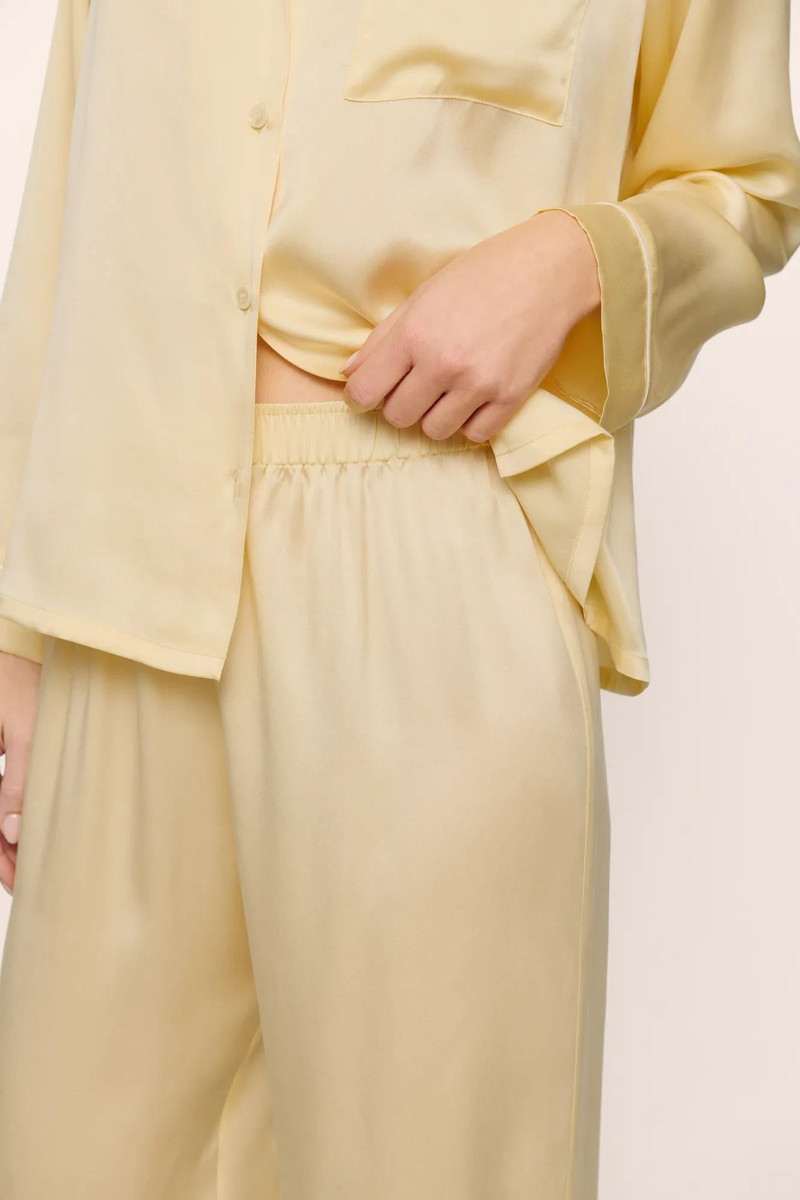 eberjey Inez Washable Silk Long PJ Set outlook