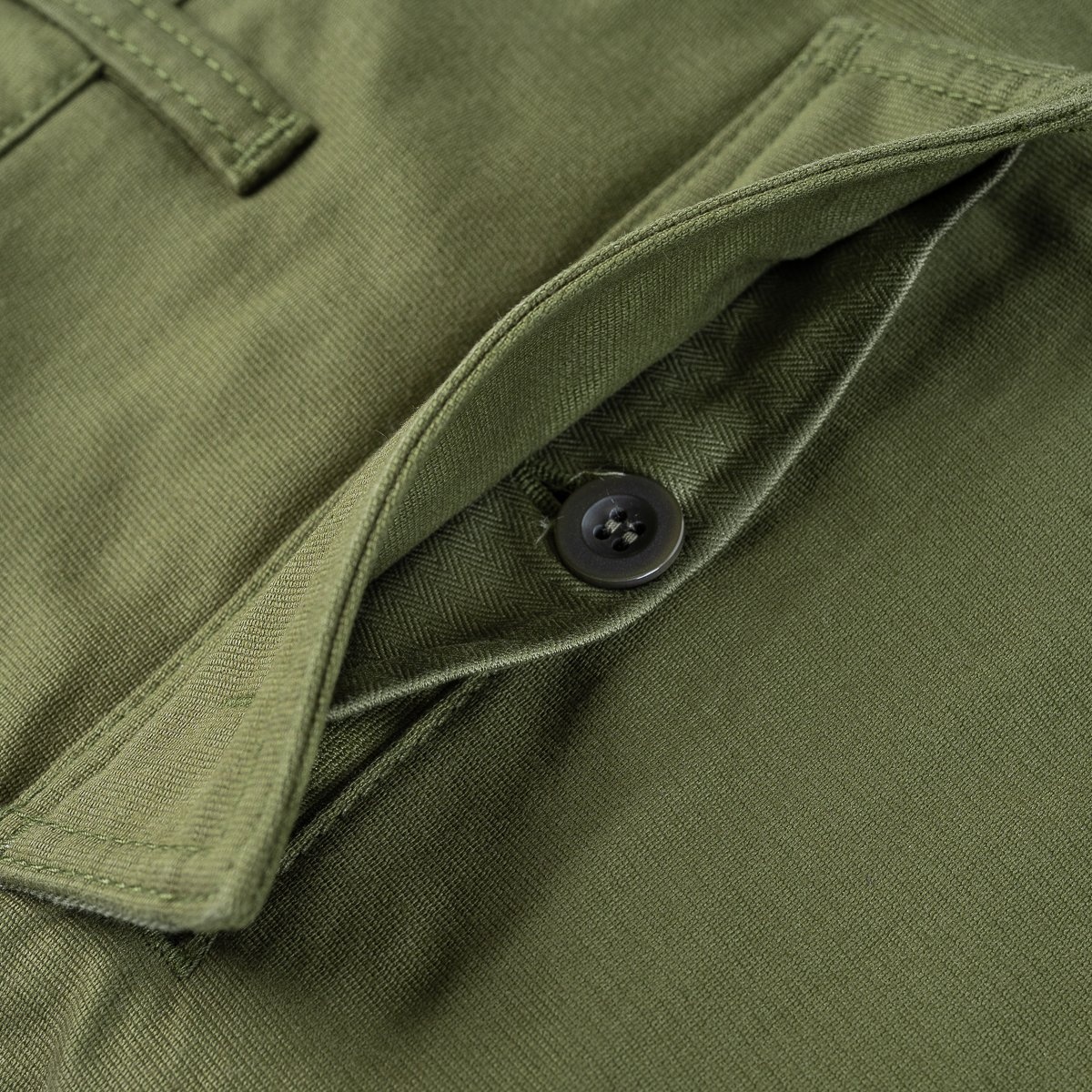 IH-738-GRN Whipcord Cargo Pants - Army Green - 15