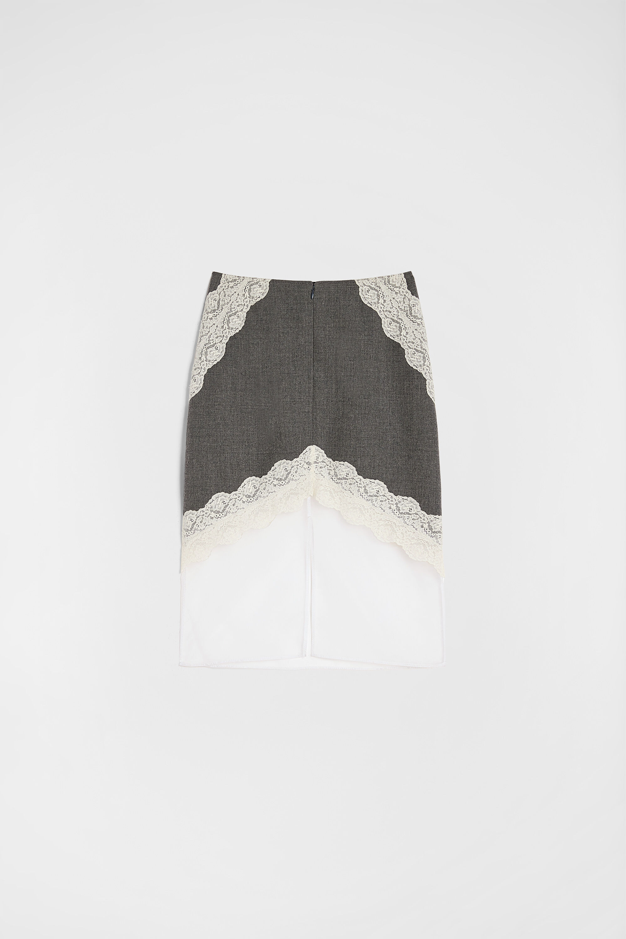 Wool Canvas Skirt - 2