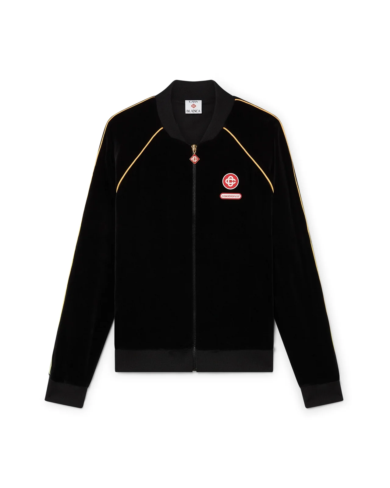 Gradient Piping Velour Track Jacket | Casablanca Paris - 1
