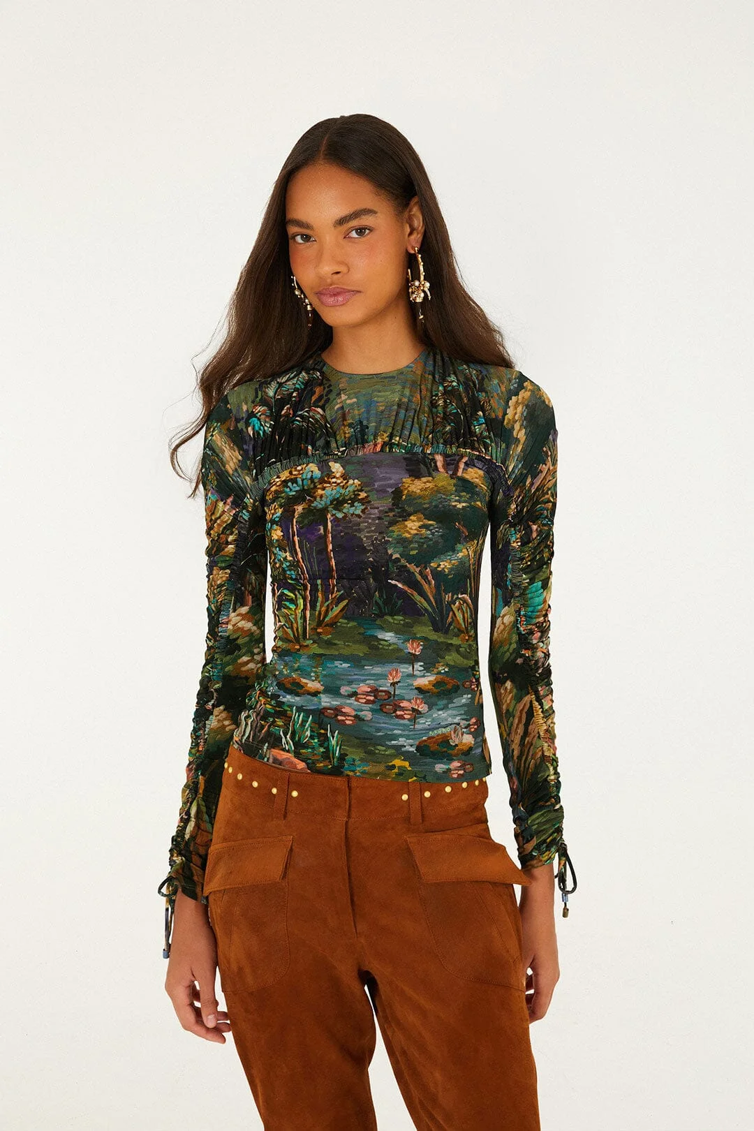 Petricor Long Sleeve Blouse - 1