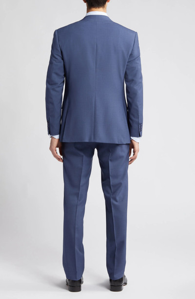 Canali Siena Regular Fit Solid Blue Wool Suit outlook