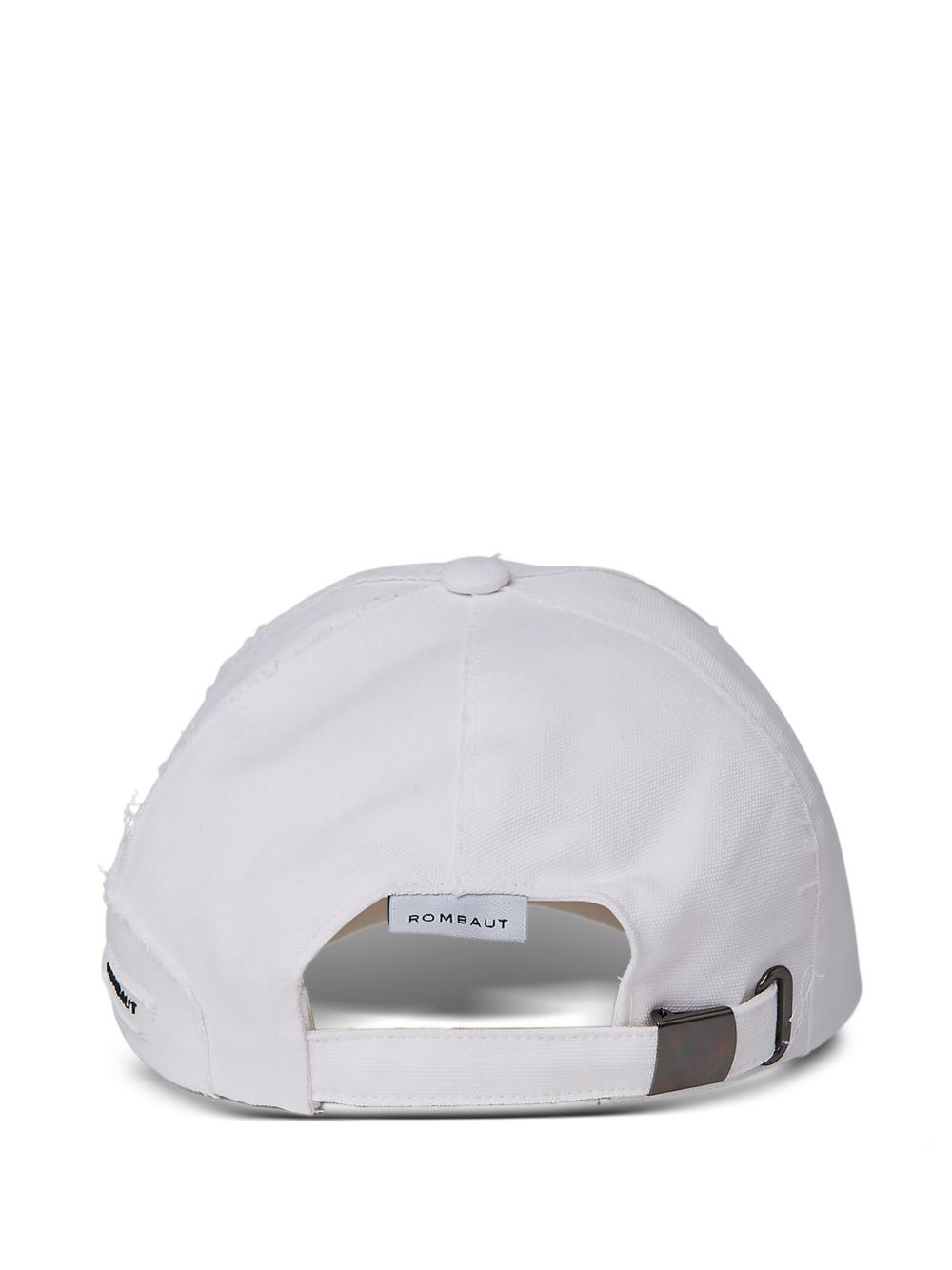 logo-motif frayed baseball cap - 4