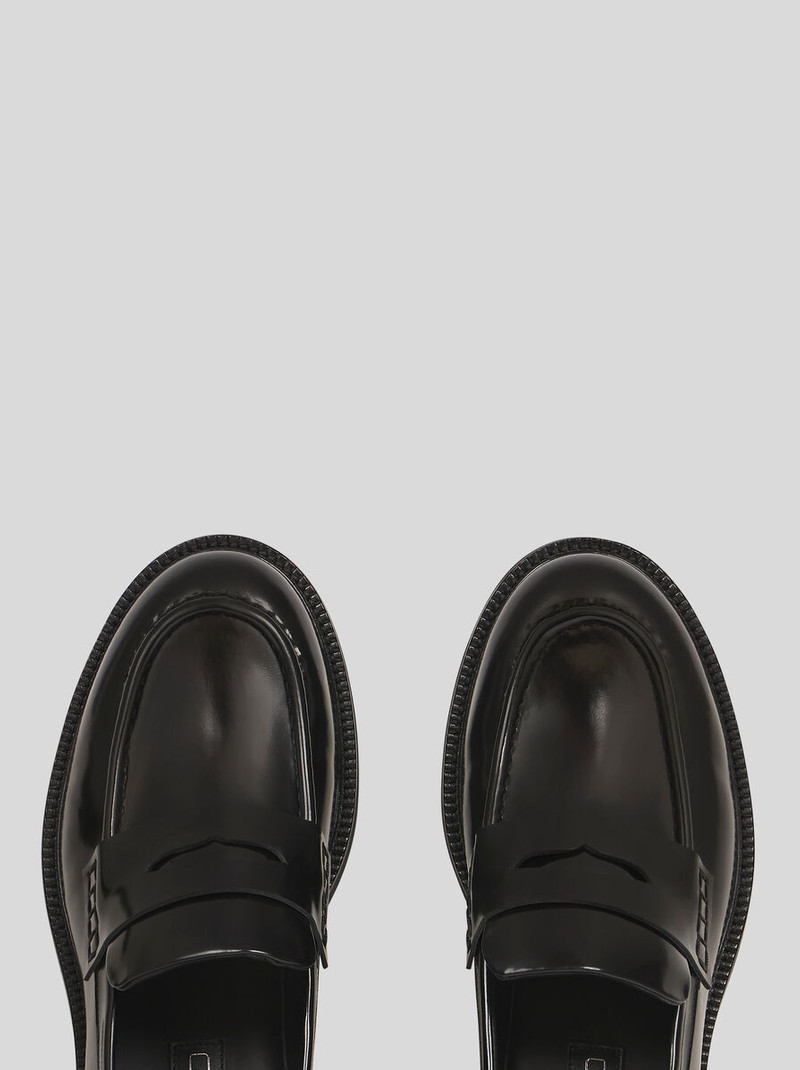 Etro LEATHER PENNY LOAFERS WITH INSERT outlook