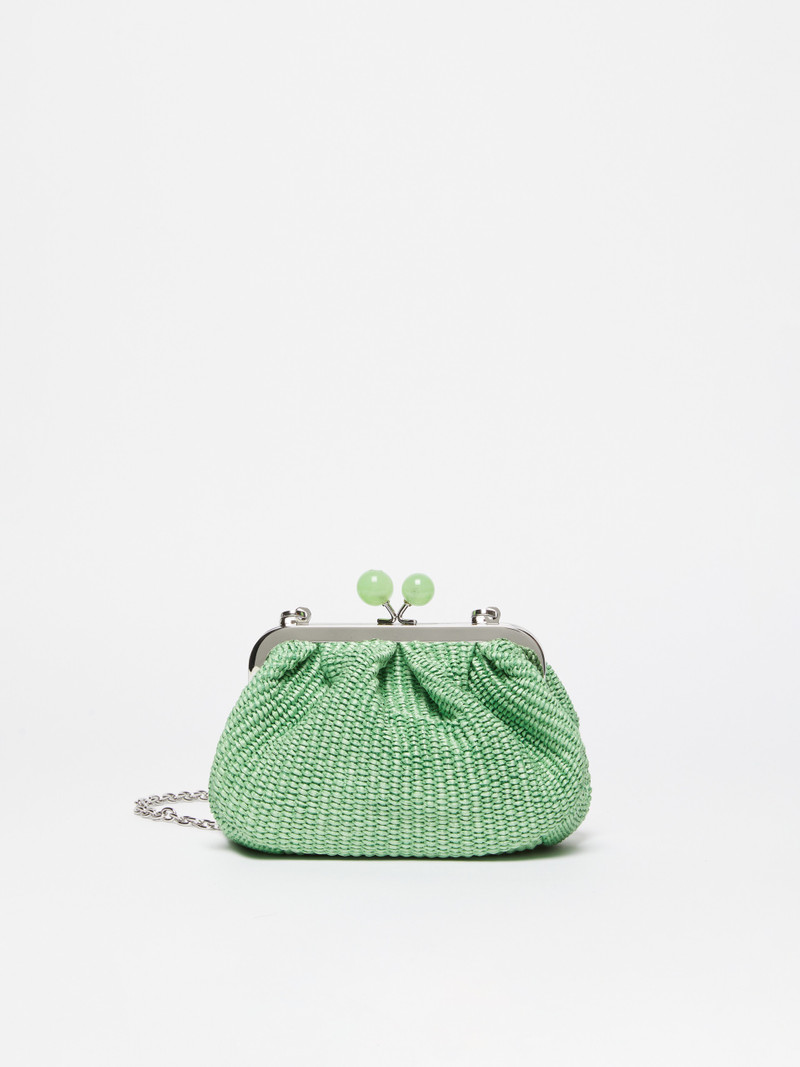 PALMAS Small raffia-effect Pasticcino Bag 1