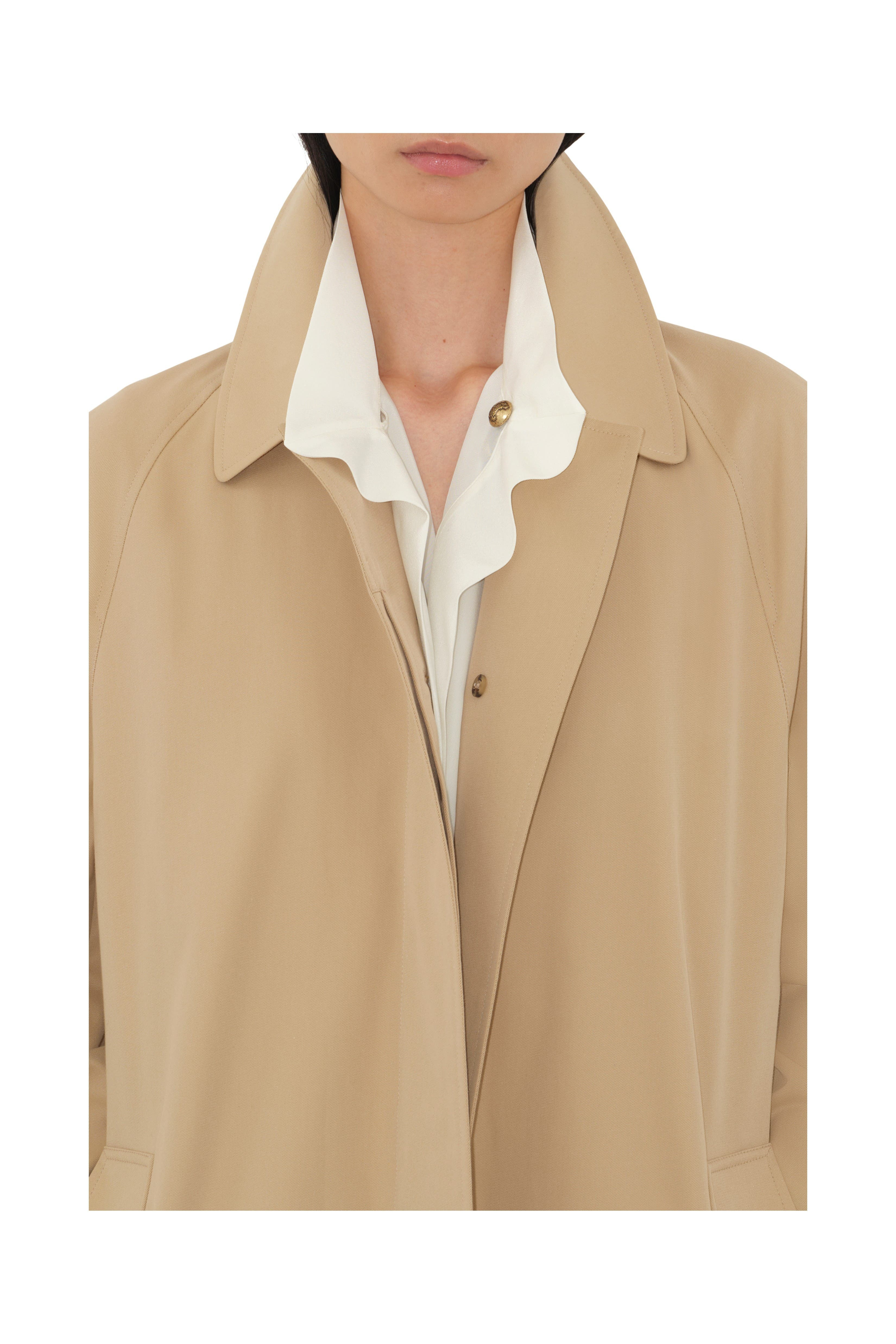 burberry Mid-length Camden Heritage Car Coat in Honey at Nordstrom - 6