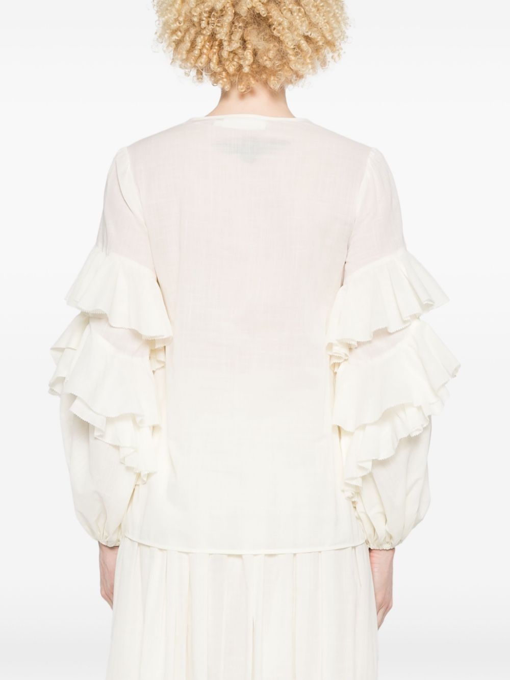 ruffled blouse - 4