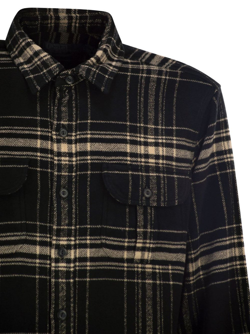 tartan cargo pocket shirt 4