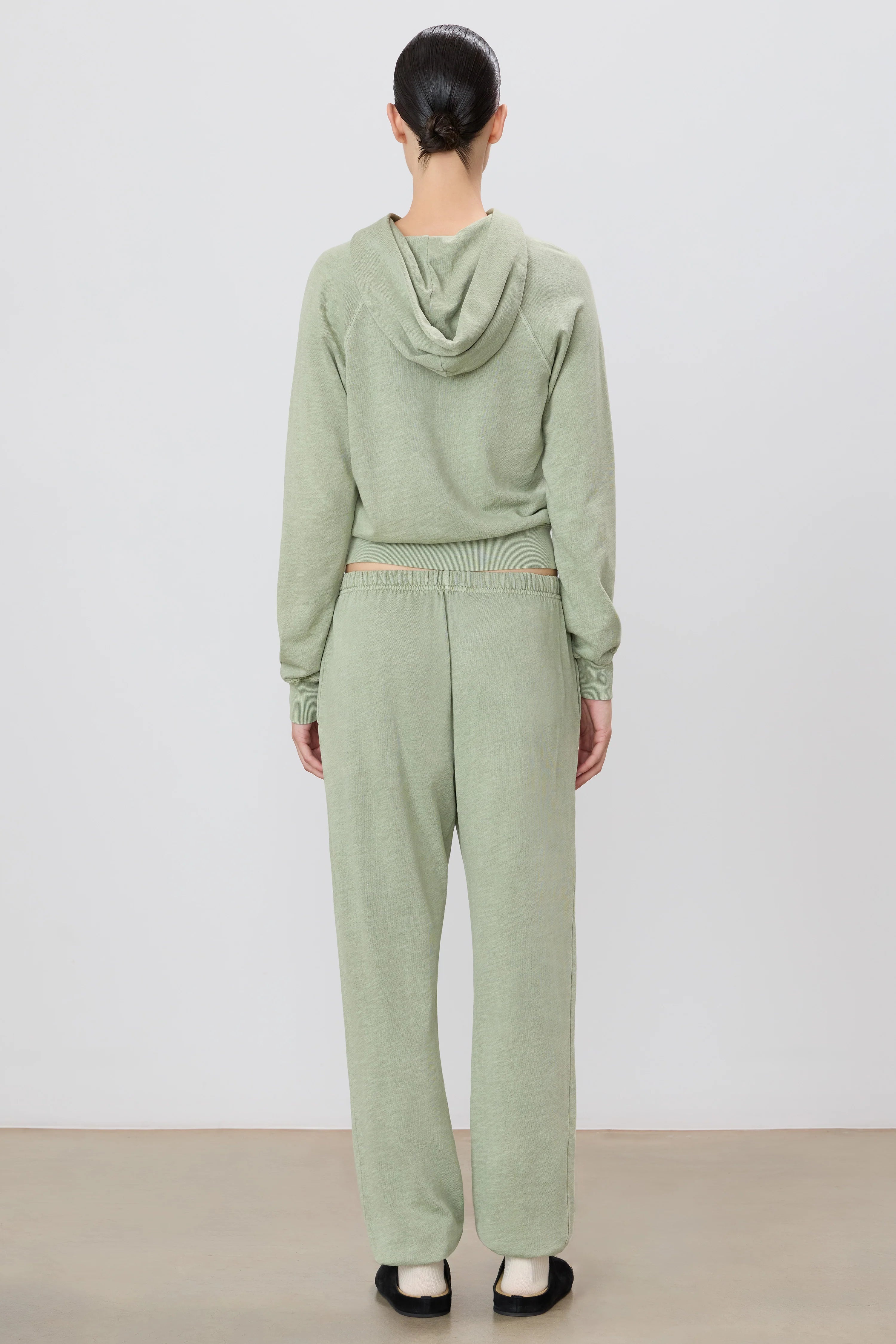 Boyfriend Pocket Sweatpants Sage - 4