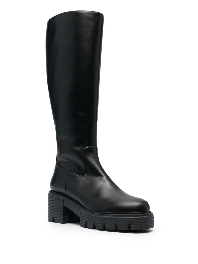 Soho calf-length leather boots - 2