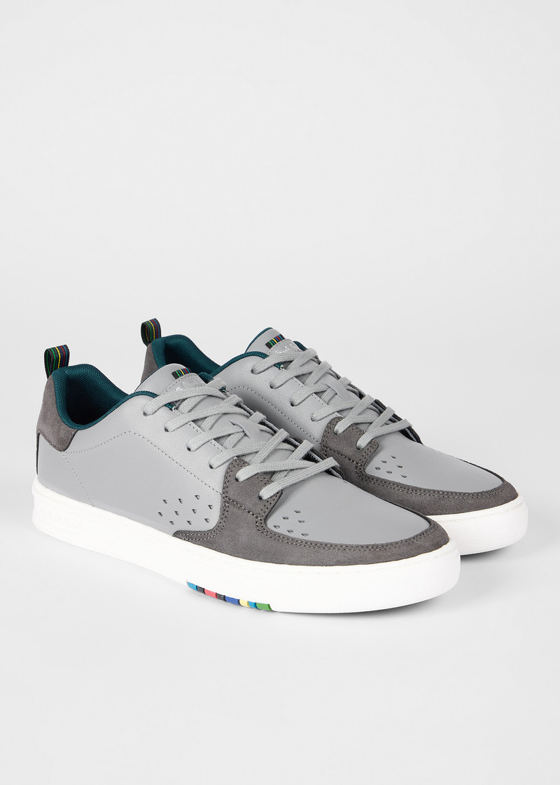 Grey Panel 'Cosmo' Trainers 4