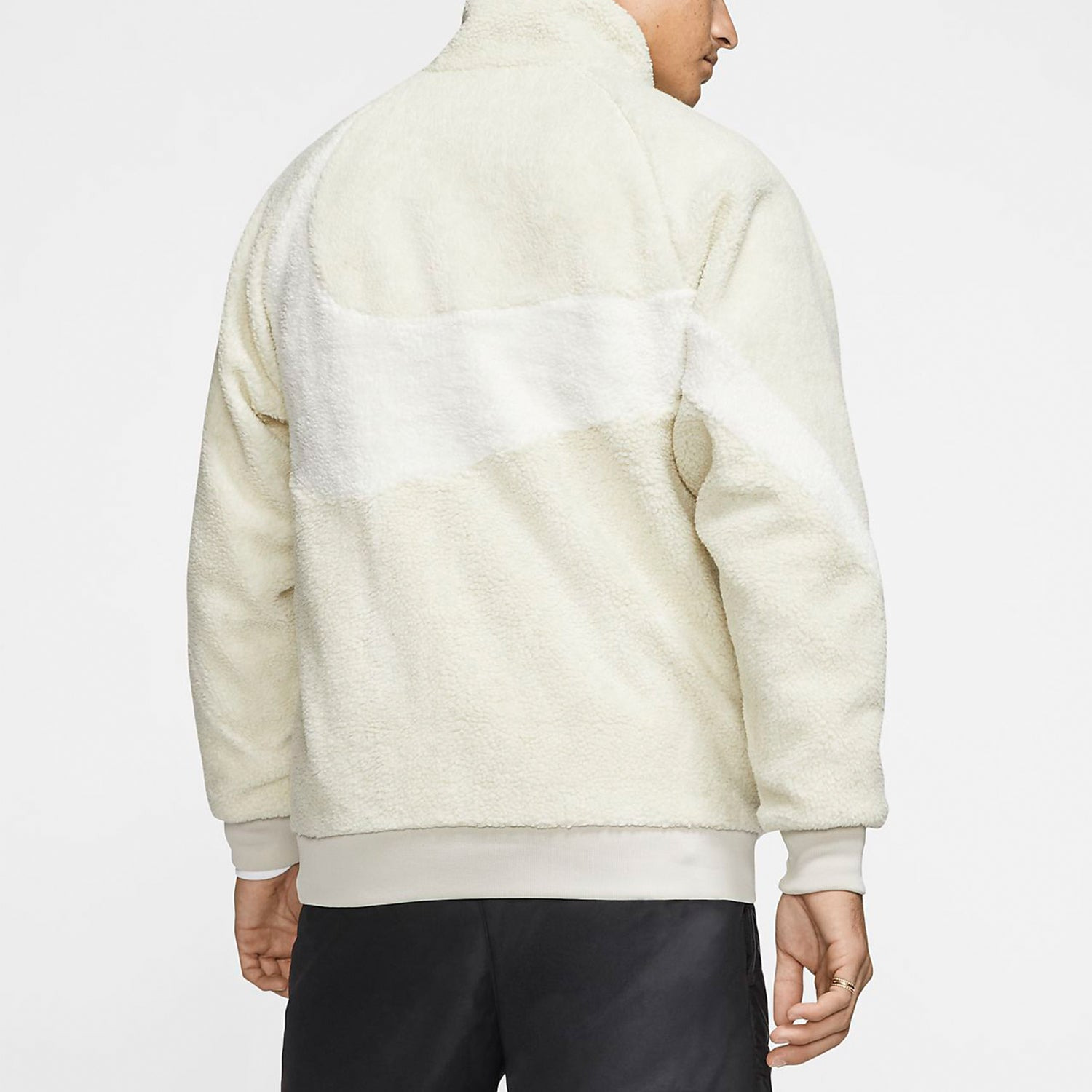 Nike Big Swoosh Reversible Boa Jacket (Asia Sizing) 'Cream White' BQ6546-070 - 5