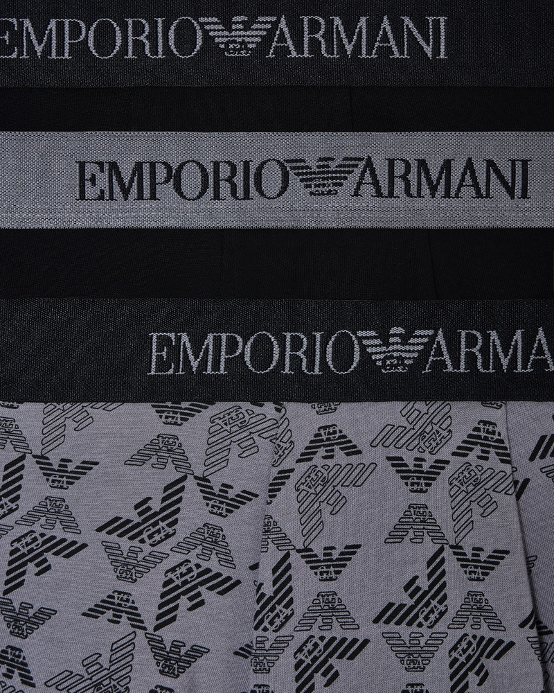 EMPORIO ARMANI THREE-PACK OF PURE COTTON JERSEY BOXER BRIEFS outlook