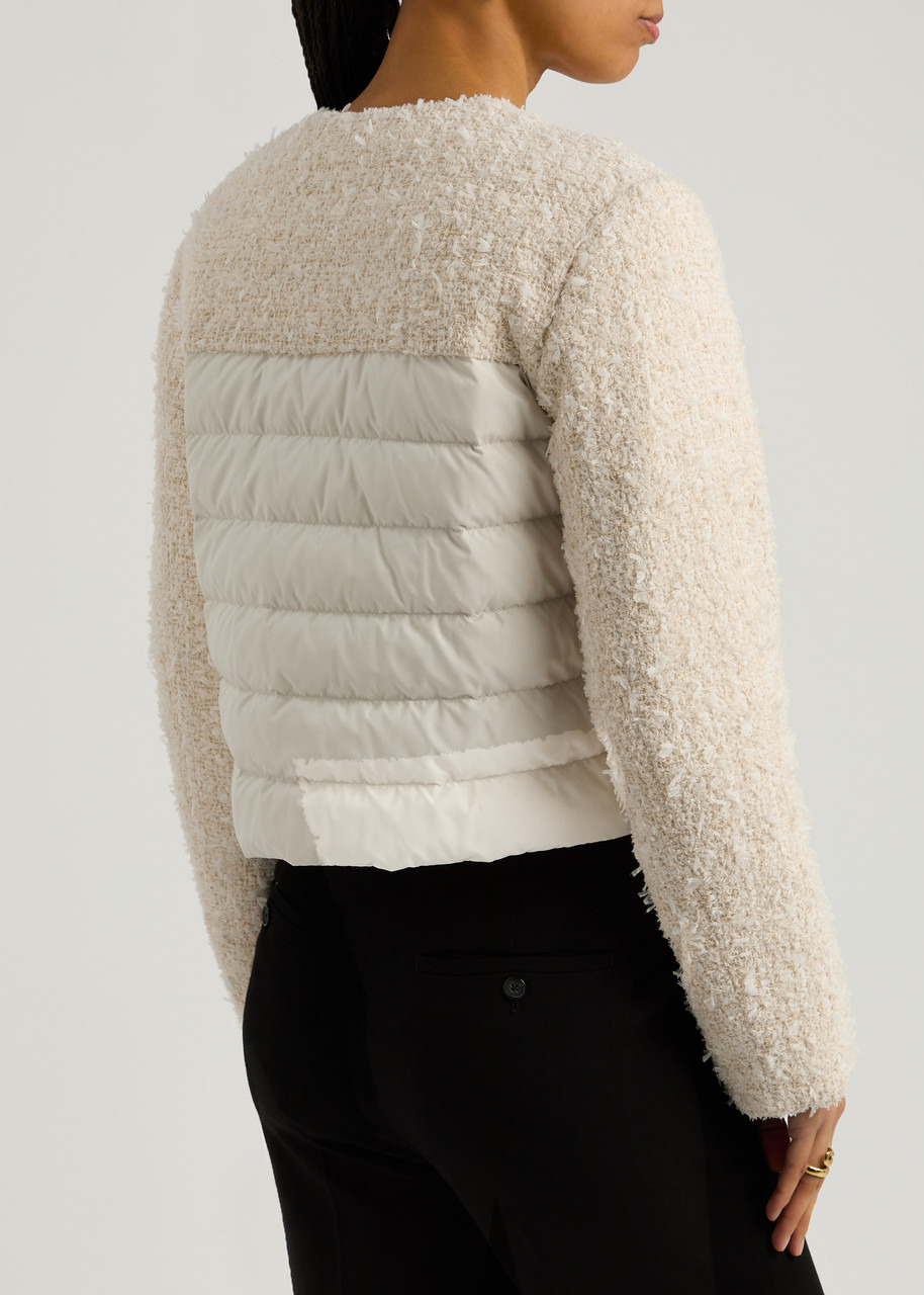 Moncler Dauphin Logo Tweed and Shell Jacket - 3