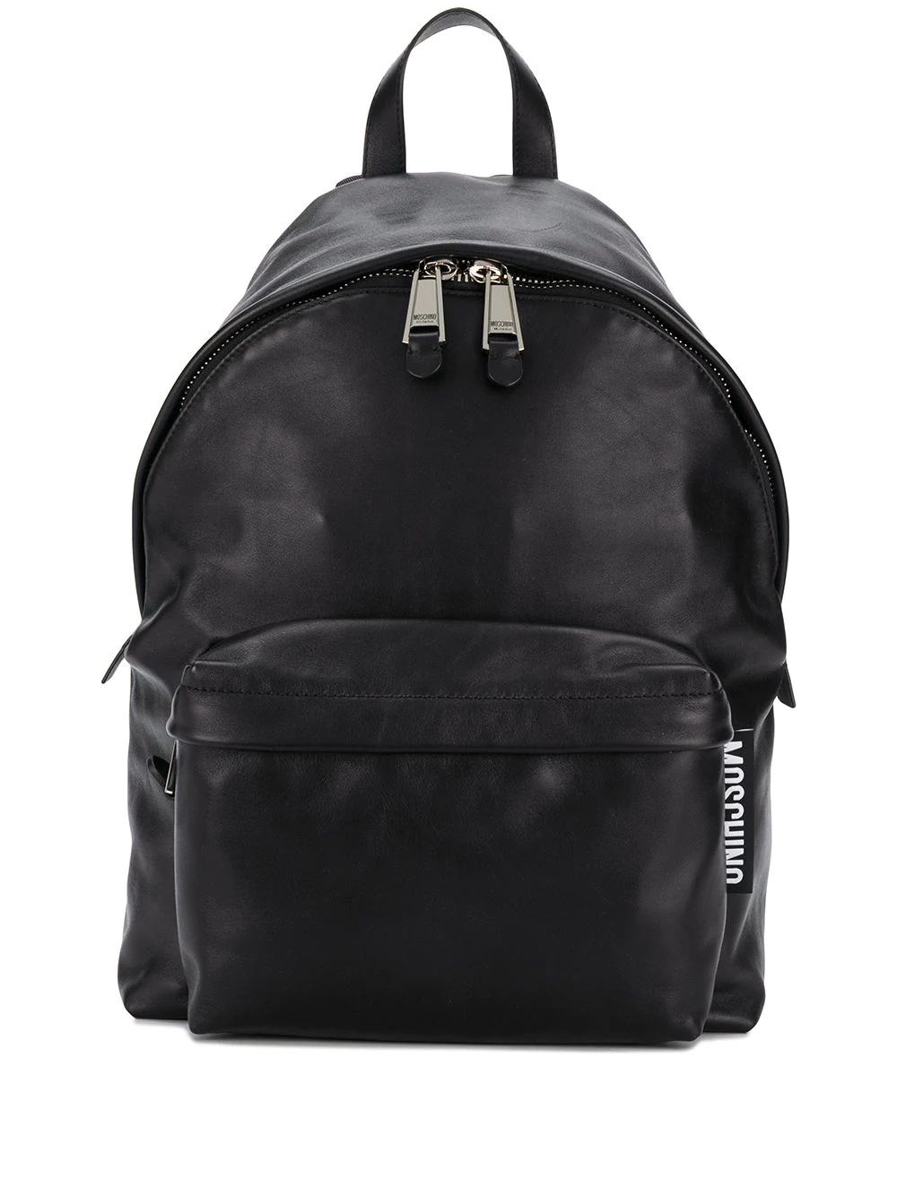 leather zip backpack - 1