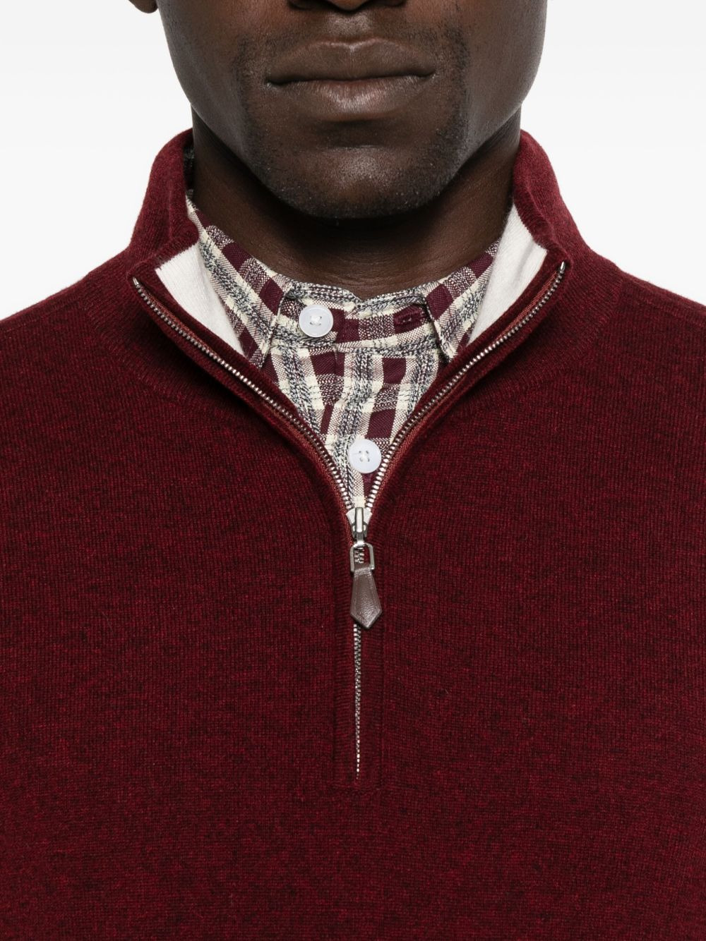 Mr Fenchurch half-zip cashmere sweater - 5