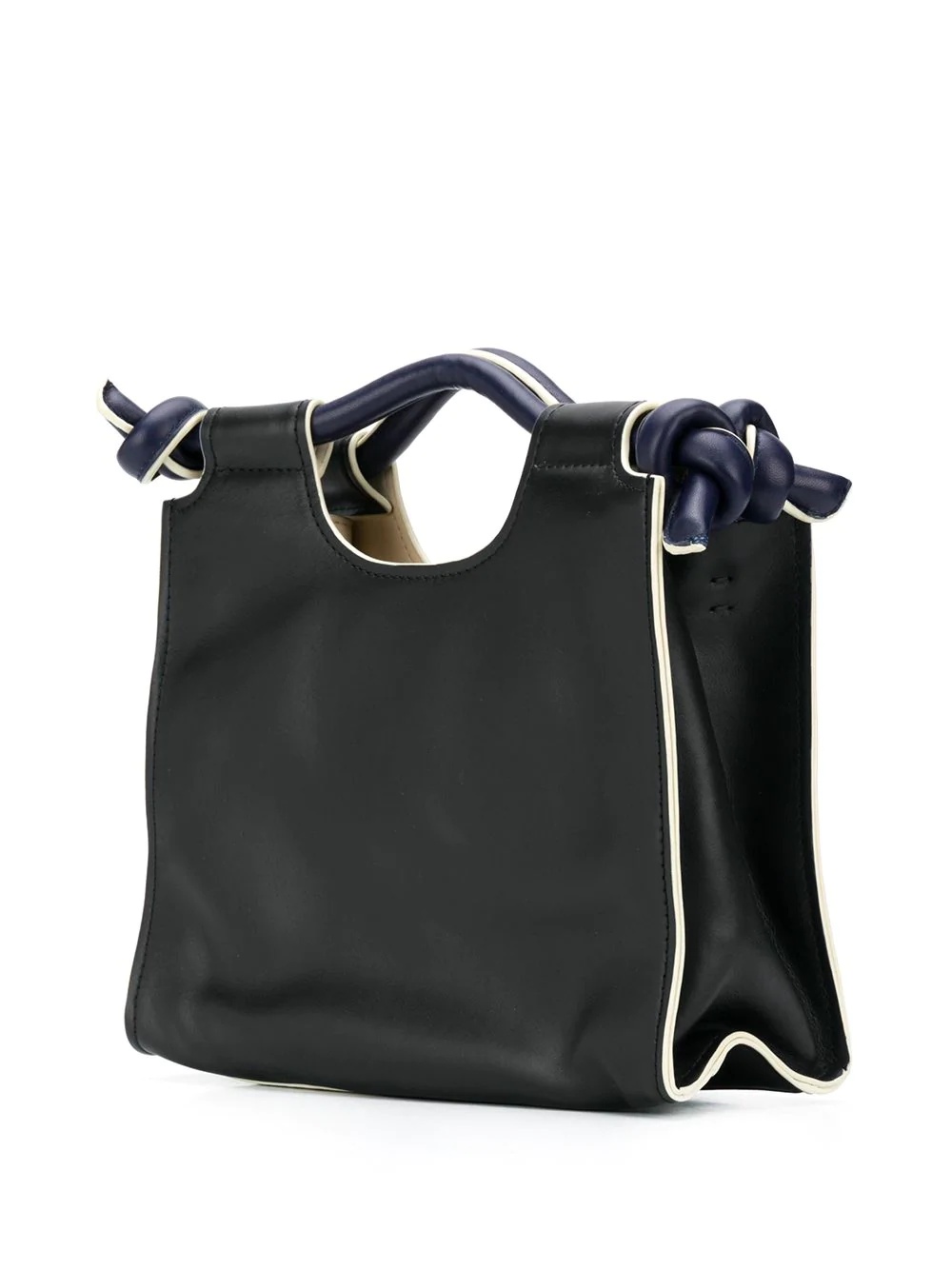 open top calf leather tote - 3