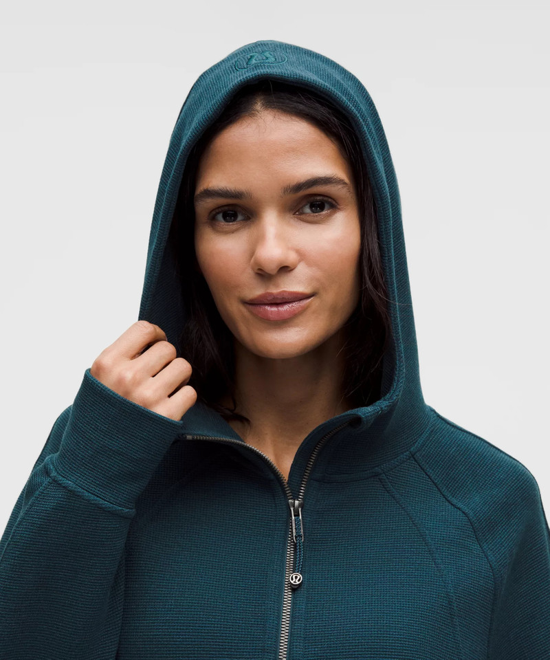 Scuba Oversized Full-Zip Hoodie *Waffle 4