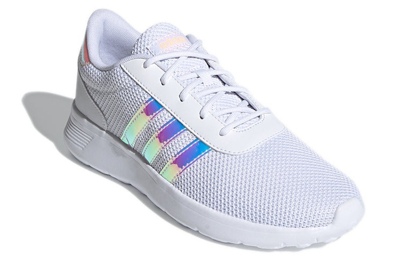 (WMNS) adidas neo Lite Racer White/Blue FZ1461 3