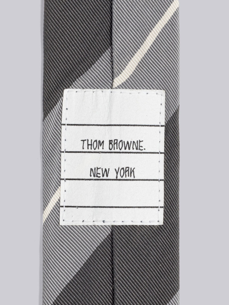 Thom Browne COTTON SILK STRIPE JACQUARD CLASSIC TIE outlook