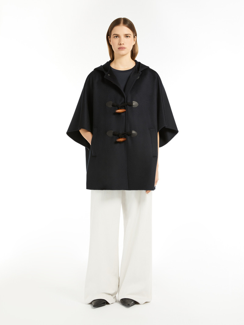 Max Mara FASE Toggle-fastening cashmere cape outlook