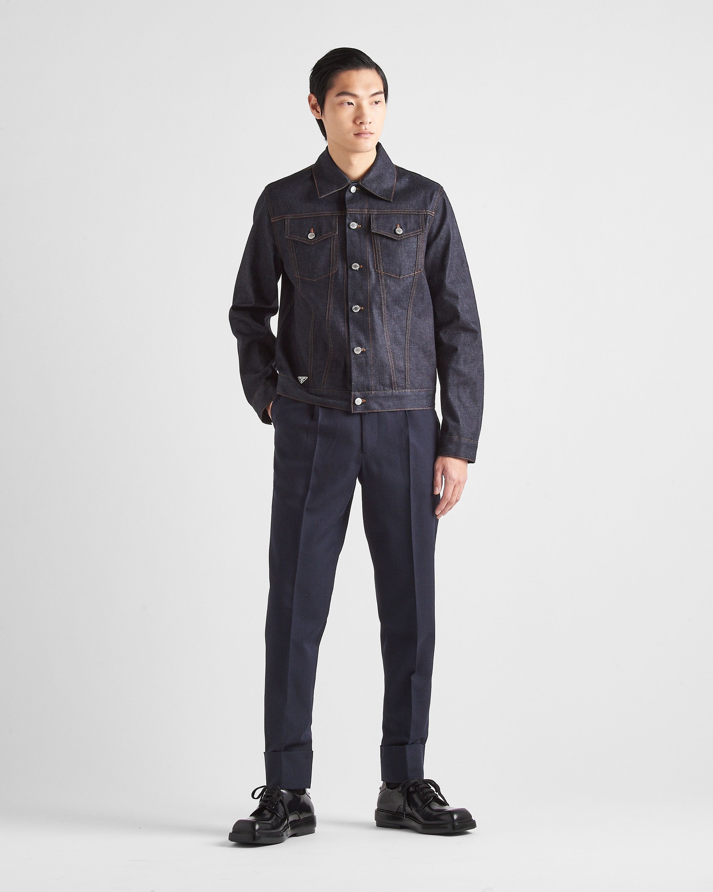 Denim blouson jacket - 2