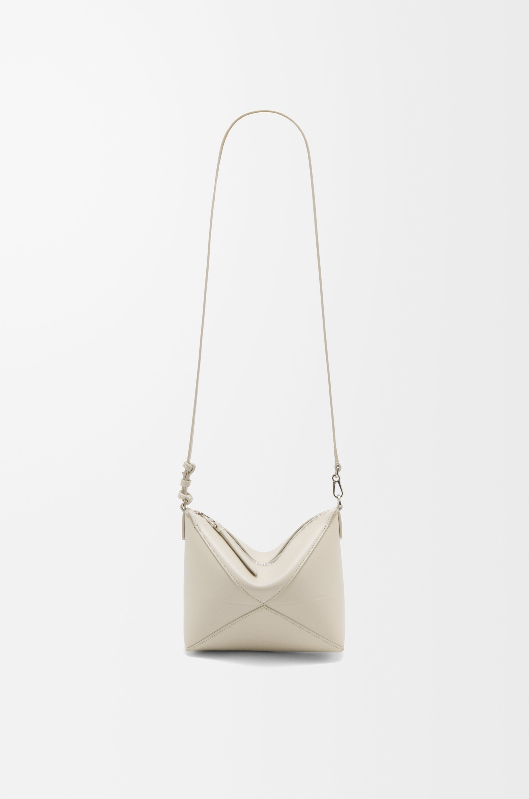 Puzzle Fold pouch in shiny nappa calfskin - 7