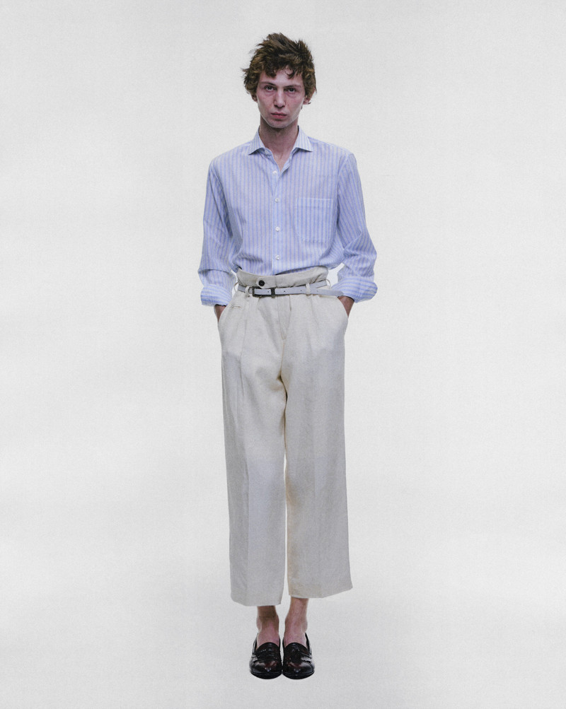 CARROT LEG LINEN TROUSER 3