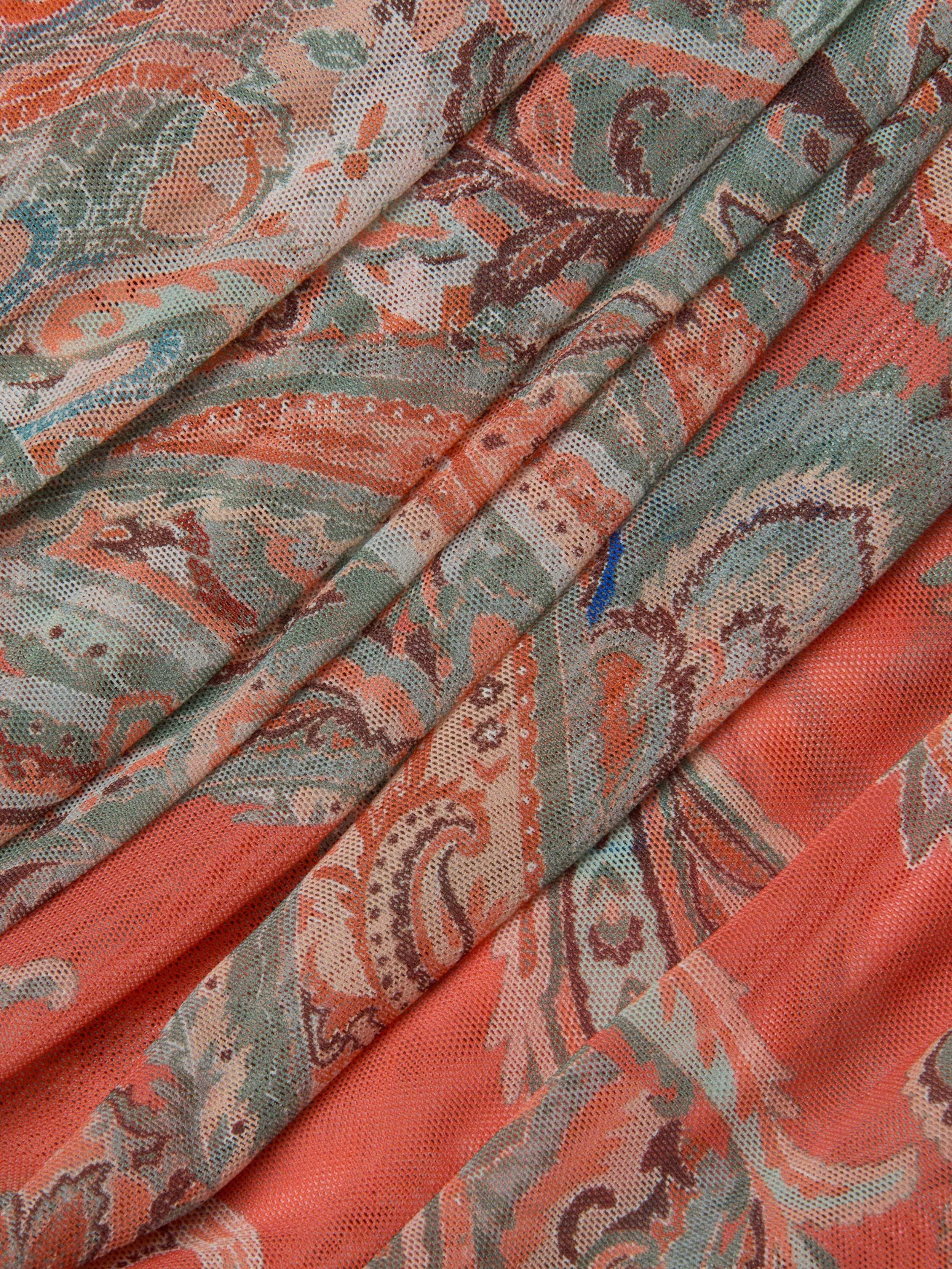 Rasha Mesh Paisley Tank - 6
