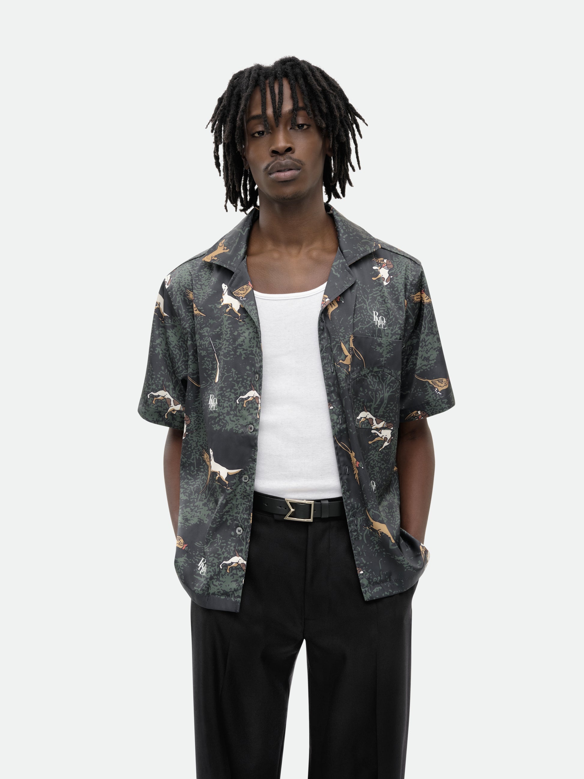 SCRAMBLE DOG PRINT SHIRT - 6