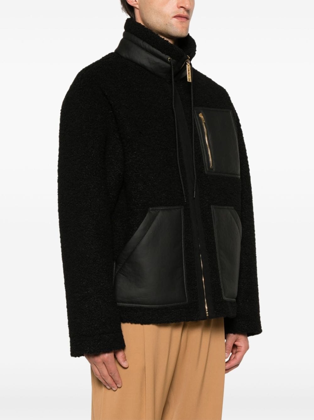 faux-shearling jacket - 3