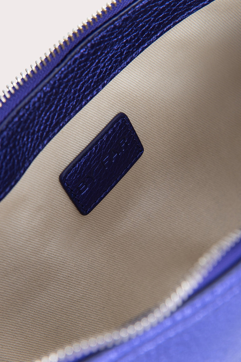 Gib Ultraviolet Metallic Grain Leather 7