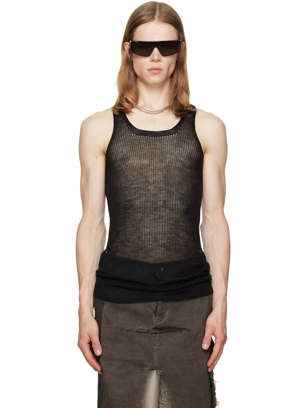 Black Tower Pony Tank Top - 1