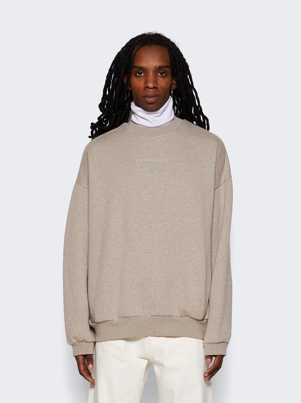 Essentials Crewneck Sweatshirt Core Heather - 3