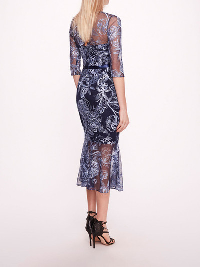 Marchesa PEONIES PENCIL DRESS outlook