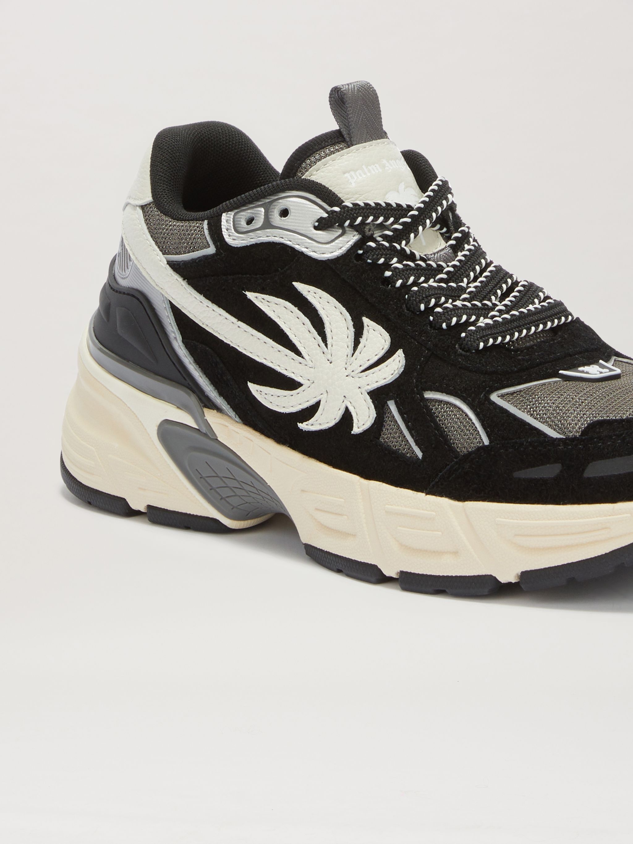スニーカー Palm Angels PMIA098S24LEA001 THE PALM RUNNER Sneakers Palm Angels Men's The Palm Runner Low Top Sneakers