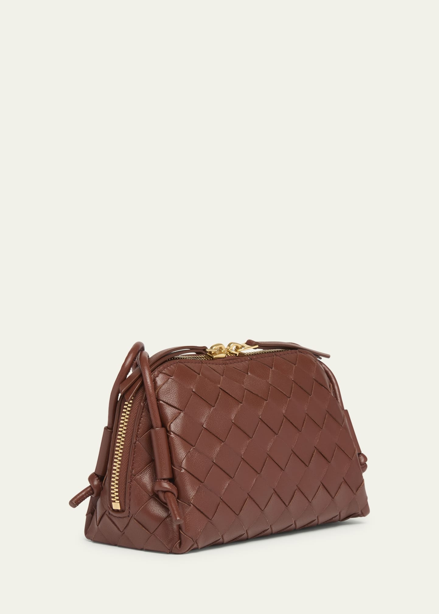 Zip Leather Pouch Shoulder Bag - 3