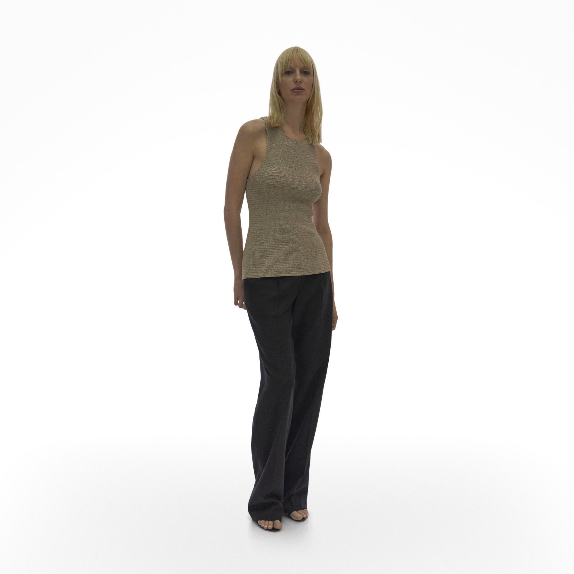 RIBBON KNIT TANK - 2