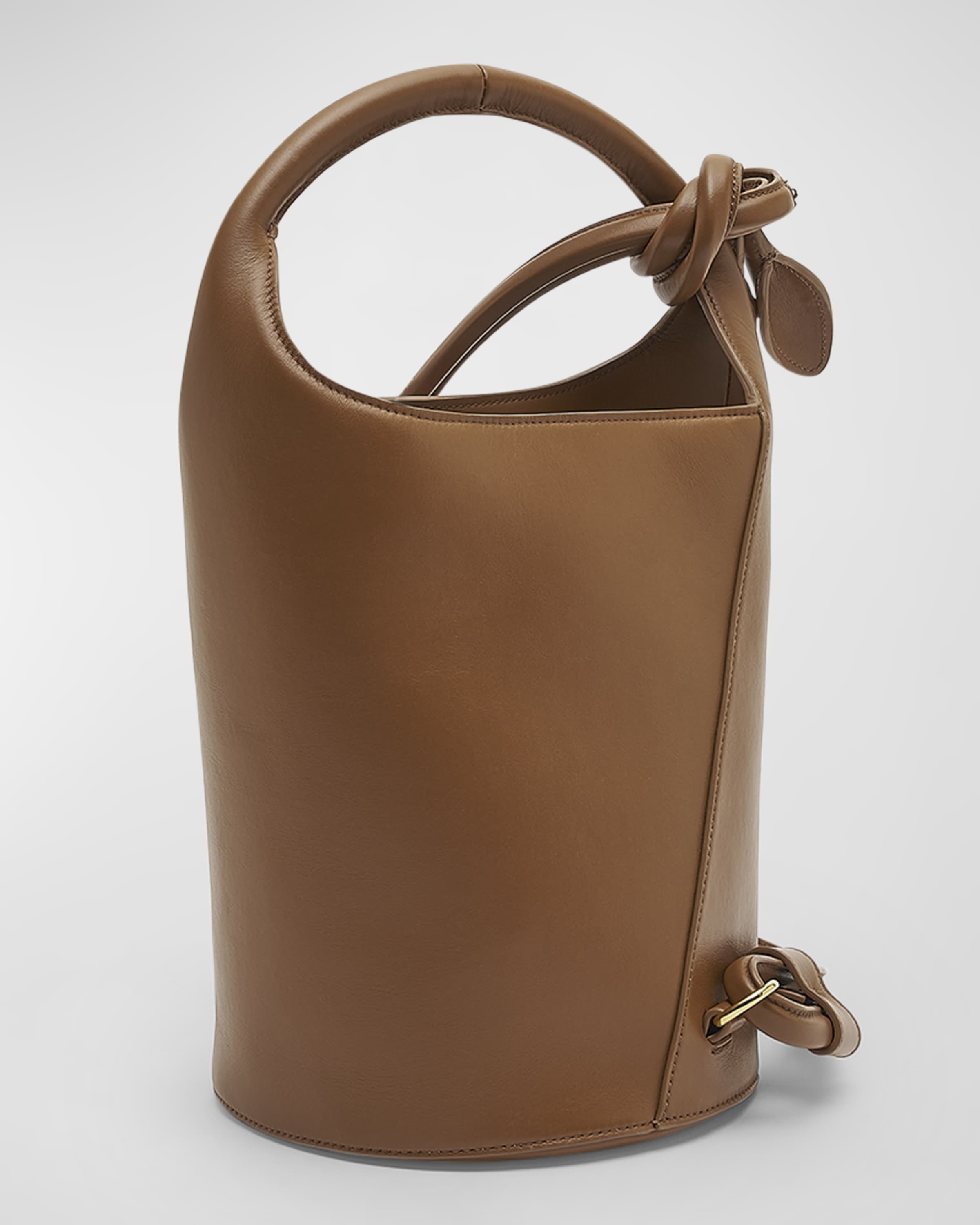 Le Petit Tourni Leather Bucket Bag - 4
