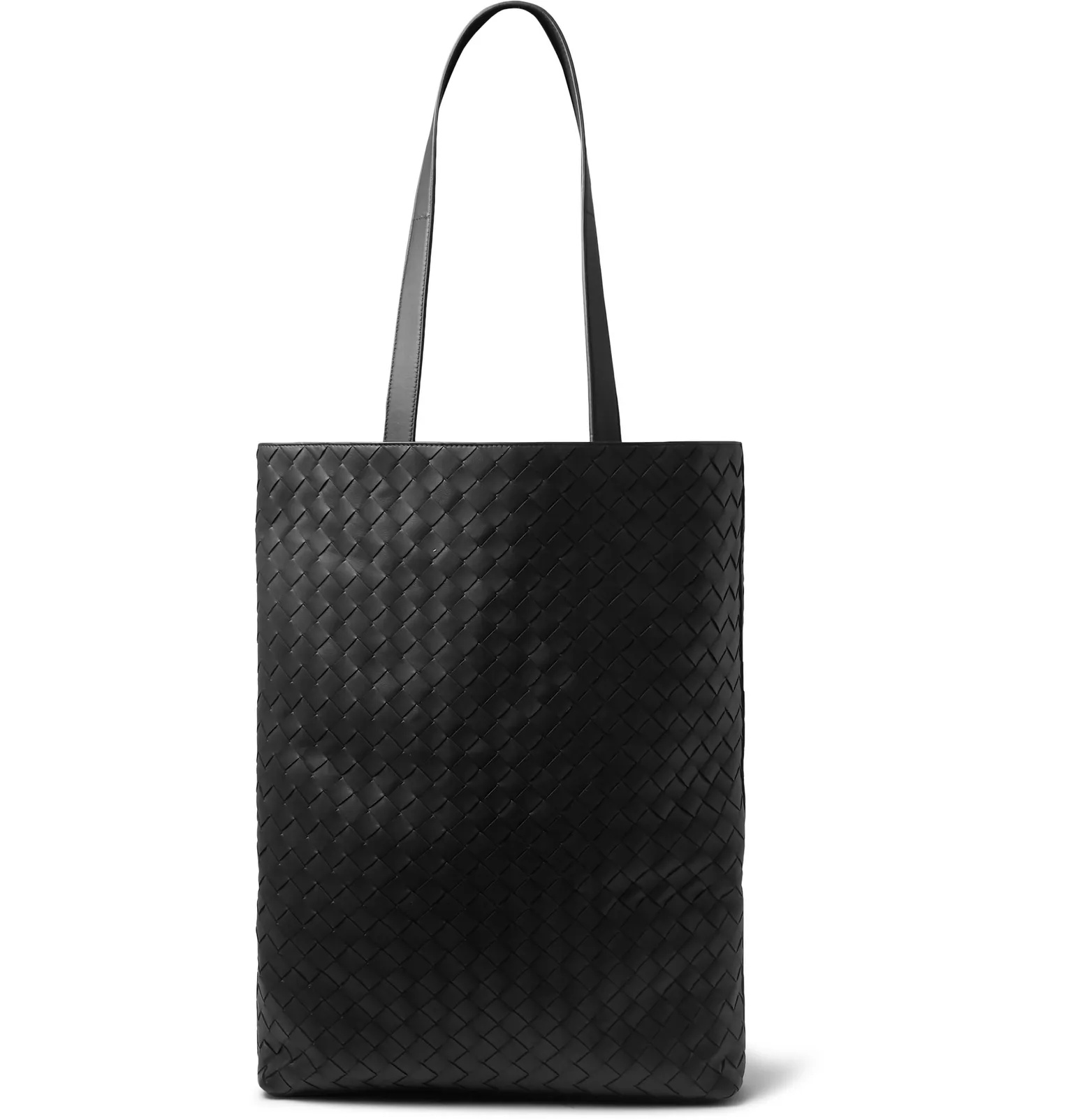 Large Intrecciato Leather Tote Bag - 1