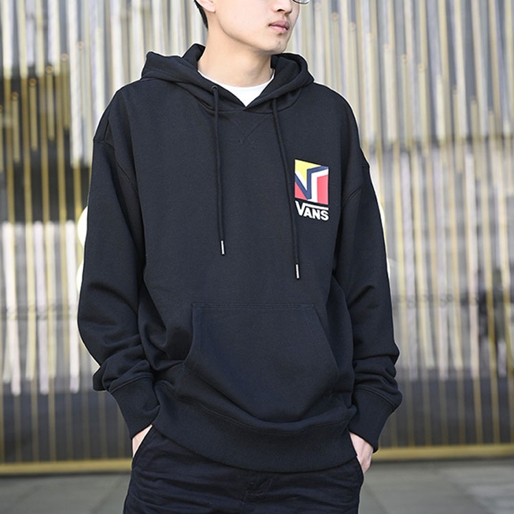 Vans Pullover Hoodies 'Black White Red Yellow' VN0A54JABLK - 3