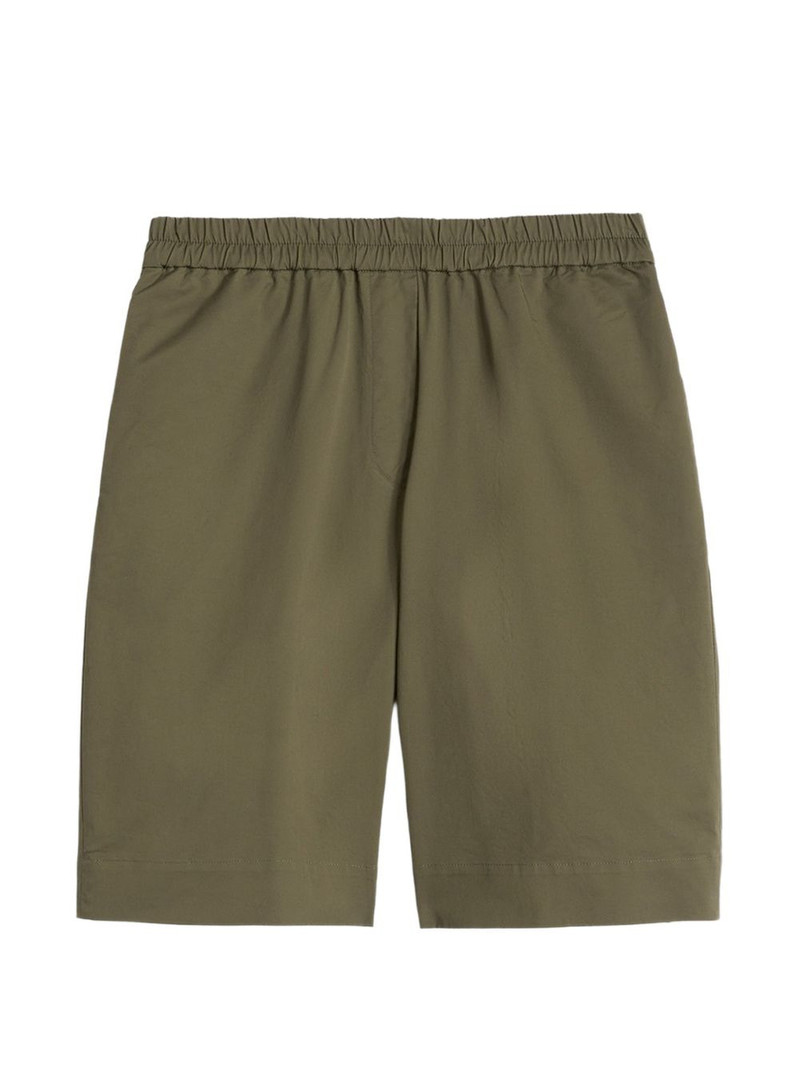 elasticated-waistband shorts 1