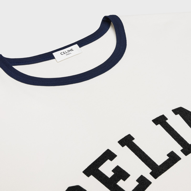 CELINE PARIS loose t-shirt in cotton jersey 3