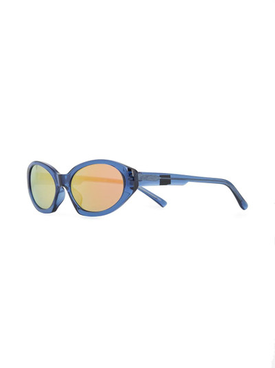 LINDA FARROW oval-frame sunglasses outlook