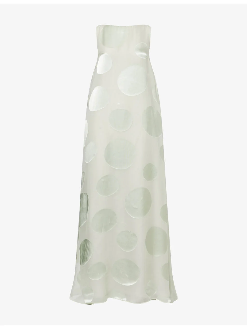 Draz Polkadot Silk-Blend Maxi Dress - 1